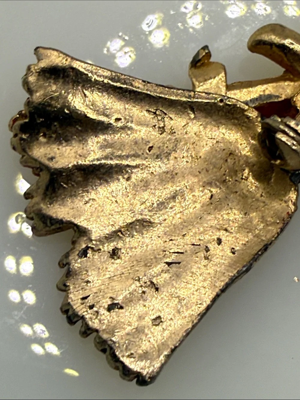 Vintage unusual articulated rag doll possible Alfred Philippe Trifari brooch pin